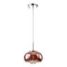Pendente / Plafon Soho 1 x G9 Cobre e Transparente Bella Iluminação - 12 x 22 cm - 9