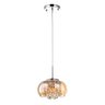 Lustre Pendente Cristal Vidro Ambar Soho Pd007am 22cm Bella - 2