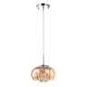 Lustre Pendente Cristal Vidro Ambar Soho Pd007am 22cm Bella - 10