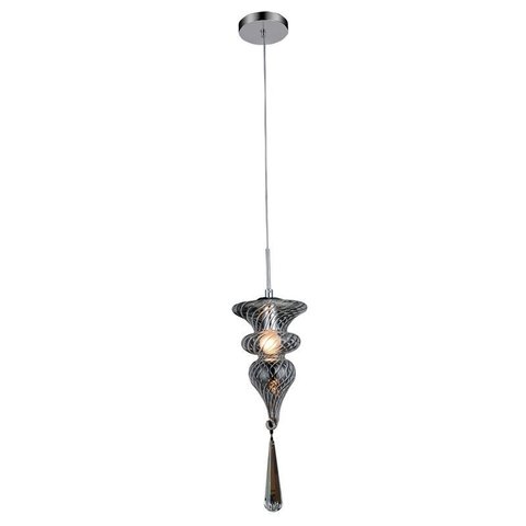 Pendente Organika Vidro 1e14 15,5x42cm Kb002c Bella
