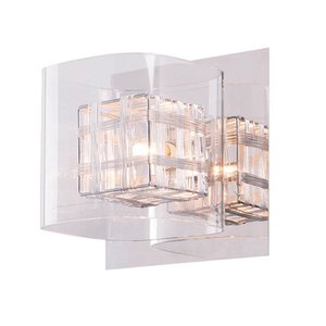 Arandela Vidro Bolero Ho110b Quadrado 1g9 Bella