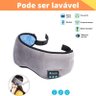 Máscara Tapa Olho Dormir Bluetooth Fone Embutido Tecido - 3