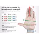 Ver imagem 5 de Kit Musculação Par de Halter 1 Kg Peso Academia + Par Luvas M para Treino