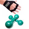 Kit Musculação Par de Halter 5 Kg Peso Academia + Par Luvas P para Treino - 1