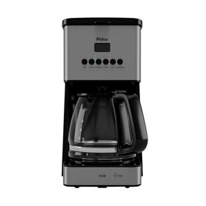 Cafeteira Elétrica Programável Philco 1,6l Pcfd40-1 Preta/inox 220v