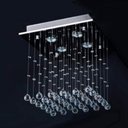 Ver imagem 1 de Lustre Luminária Pendente Cristal K9 Legítimo Cascata Lm1962 - ELuminárias