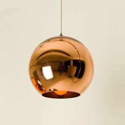 Pendente Bola Vidro Cobre Dixon Luminária Lustre Design Copper 25cm LM1834 - 2