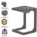 Ver imagem 3 de Mesa de Centro com Balde Tampo Trama Original Cinza