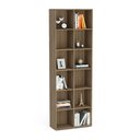 Ver imagem 6 de Estante de Livros 74CMX221CM 12 Nichos Caracol Marrom/Castanho