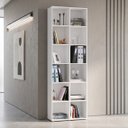 Ver imagem 1 de Estante de Livros 74CMX221CM 12 Nichos Caracol Branco