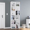 Ver imagem 2 de Estante para Livros com 12 Nichos 221cmx74cm Caracol