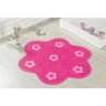 Tapete Infantil de Quarto 70cm x 70cm Jardim Flores Pink - 5