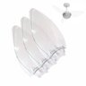 Hélice 3 Pás Para Ventilador Aliseu Smart Transparente - 6