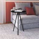 Ver imagem 2 de Mesa Lateral de Apoio com Pés Metálicos 35x35cm Asn 27944 Freedom Naturart