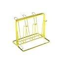 Ver imagem 4 de Suporte Vertical Mesa Decorativo 6 Copos Luxo Taça Dourado