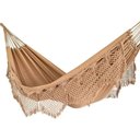 Ver imagem 1 de Rede Descanso Casal Luxo Caramelo 300kg Algodão Resistente