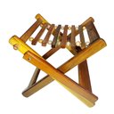 Ver imagem 4 de Banquinho de Madeira C/ Encosto Portátil - Vira Cadeira Suporte Gpf Banqueta 2 em 1