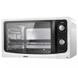 Forno Elétrico Philco 48L com Grelha Deslizante e Timer, Branco - 110V - 5