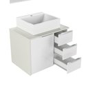 Ver imagem 4 de Gabinete Armario para Banheiro 100% Mdf com Cuba - Firenze Branco 60cm