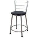 Ver imagem 6 de 4 Banquetas Baixa para Cozinha Epoxi Cinza Preto