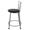 Ver imagem 4 de 4 Banquetas Baixa para Cozinha Epoxi Cinza Preto