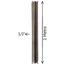 Ver imagem 3 de Barra Roscada Inox 304 1/2" 1 Metro