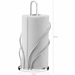 Suporte Porta Rolo Papel Toalha P/ Bancada Mesa Cozinha Bancada Cromado Future - 2