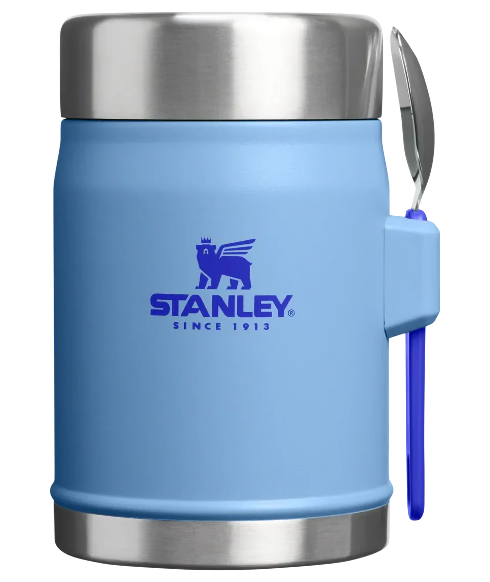 Pote Térmico com Garfolher Stanley 414ml - Blue Sky