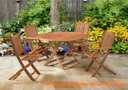 Ver imagem 2 de Mesa Dobravel Redonda Stain Cor Jatoba 90 Cm - 34542