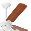 Ver imagem 6 de Ventilador de Teto Diamante Branco Loren Sid 3 Pás Mogno M3 - 127V