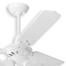 Ventilador de Teto Diamante Branco Loren Sid 3 Pás Brancas M3 - 127V - 12