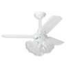 Ventilador de Teto Diamante Branco Loren Sid 3 Pás Brancas M3 - 127V - 1