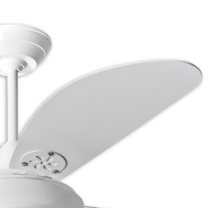 Ventilador de Teto com Lustre 1777 Branco - Loren Sid - 3