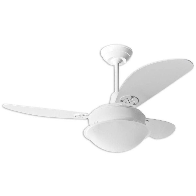 Ventilador de Teto com Lustre 1777 Branco - Loren Sid - 12