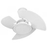 Ventilador de Teto Aventador LED Branco 127V 3 Pás Brancas 130 W - Tron Ventiladores - 3