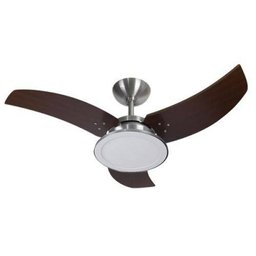 Ventilador de Teto Venom LED 3 Pás Alumínio e Tabaco 130W Tron - 127V - 6