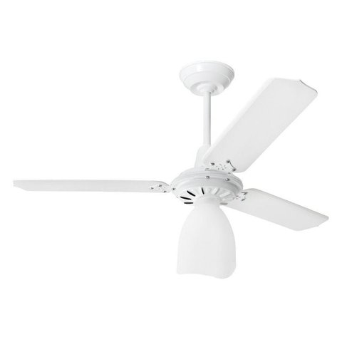 Ventilador de Teto Lumi Loren Sid Branco Pás Brancas M3