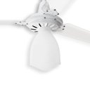Ver imagem 5 de Ventilador de Teto Lumi Loren Sid Branco Pás Transparentes M3