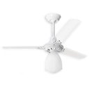 Ver imagem 4 de Ventilador de Teto Lumi Branco Loren Sid Diplomata 3 Pás Transparentes M3 127V/220V