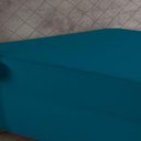 Ver imagem 3 de Lençol com Elástico King Nobre 1 Peça Luva de Box 55cm de Altura Malha 100% Algodão - Petróleo