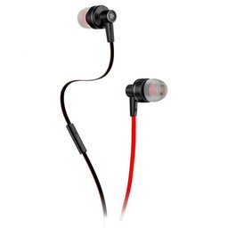 Fone de Ouvido Intra Auricular com Microfone - Preto e Verme - 2