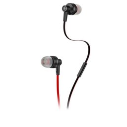 Fone de Ouvido Intra Auricular com Microfone - Preto e Verme - 8