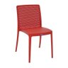 Cadeira Plástica Monobloco sem Braço Isabelle Vermelho - Tramontina - 1