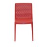 Cadeira Plástica Monobloco sem Braço Isabelle Vermelho - Tramontina - 2