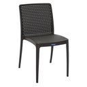 Ver imagem 1 de Cadeira Plástica Monobloco sem Braço Isabelle Marrom - Tramontina