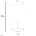 Ver imagem 3 de Abajur Eros Cilindrico Amarelo Com Base Redonda New Cobre