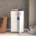 Ver imagem 2 de Armário Multiuso 2 Portas 4 Prateleiras Limeira 