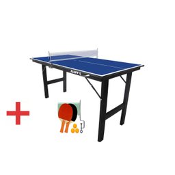 Kit Tênis de Mesa Dobrável Mdp com Rede e Raquetes Ping Pong 1003 Infantil - Klopf - 3 Kit Tênis de Mesa Dobrável Mdp com Rede e Raquetes Ping Pong 1003 Infantil - Klopf - 3
