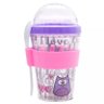 Copo Snack Com Pote E Colher - Corujinhas - 1