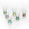 JOGO 6 COPOS DE VIDRO COLORIDOS SHOT 50ML - Lyor - 3